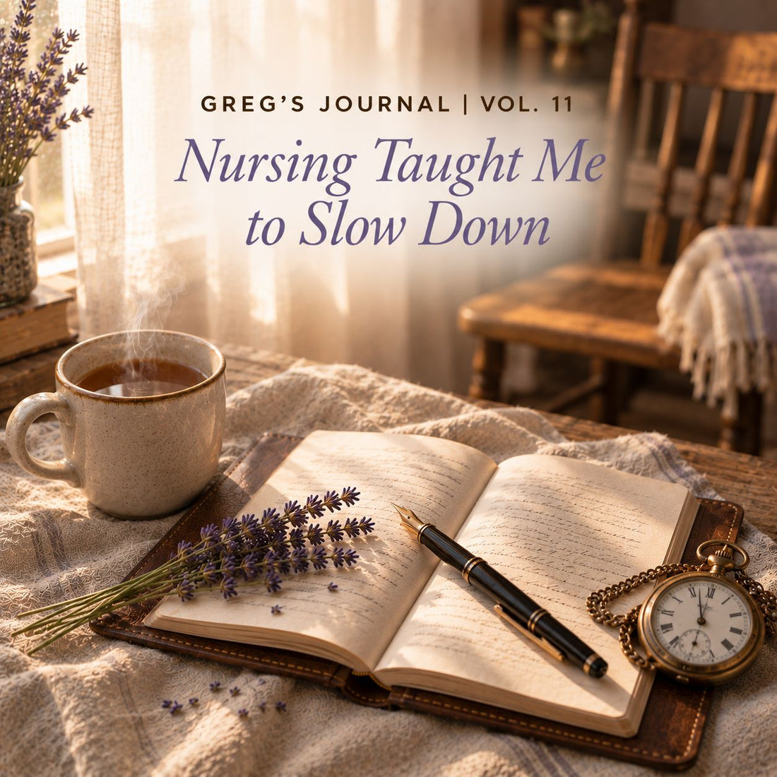 Greg's Journal: Nursing Taught Me to Slow Down