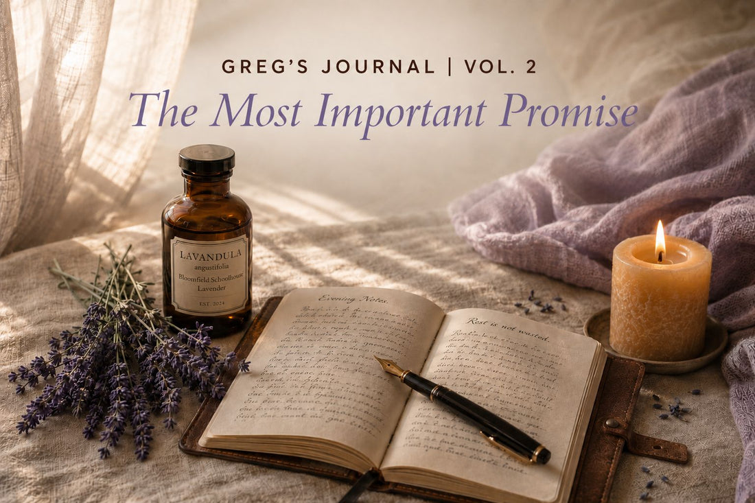 Greg's Journal: The Most Important Promise