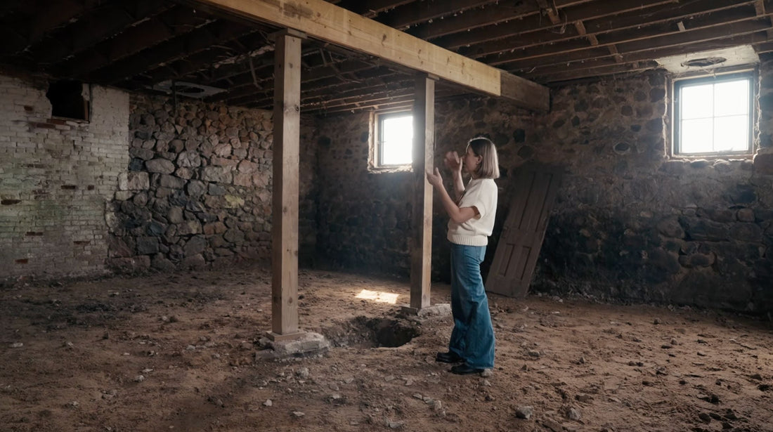 Restoration Update Episode 2: Inside the Basement of the Schoolhouse