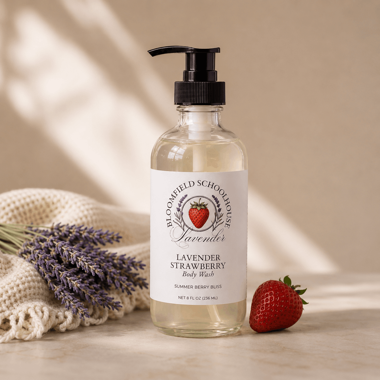 Lavender Strawberry Body Wash