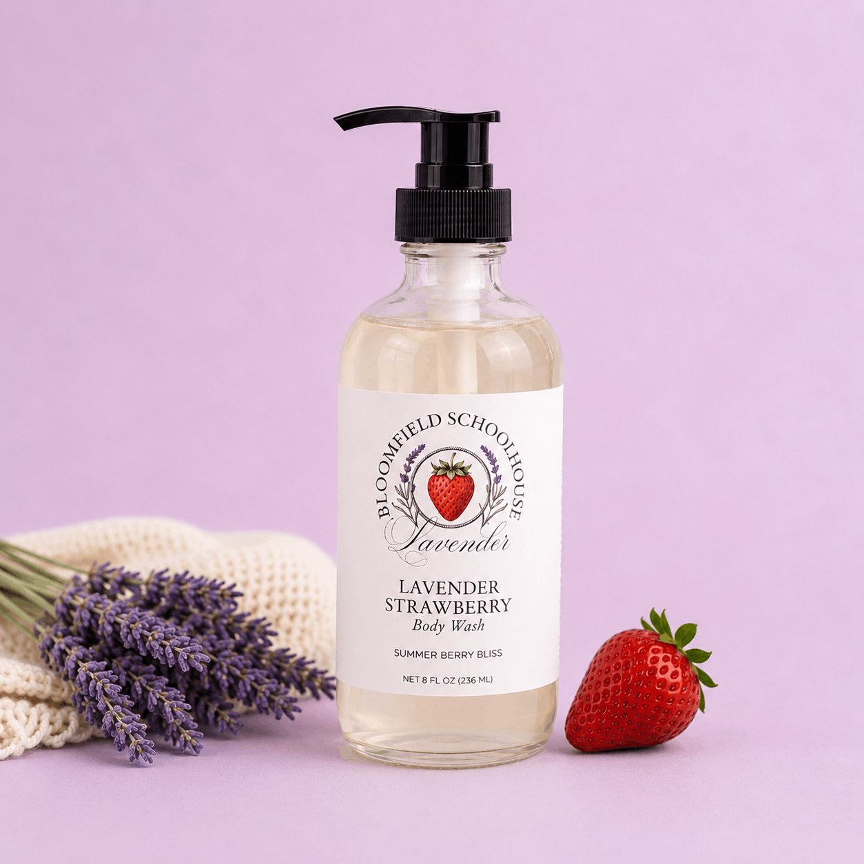 Lavender Strawberry Body Wash