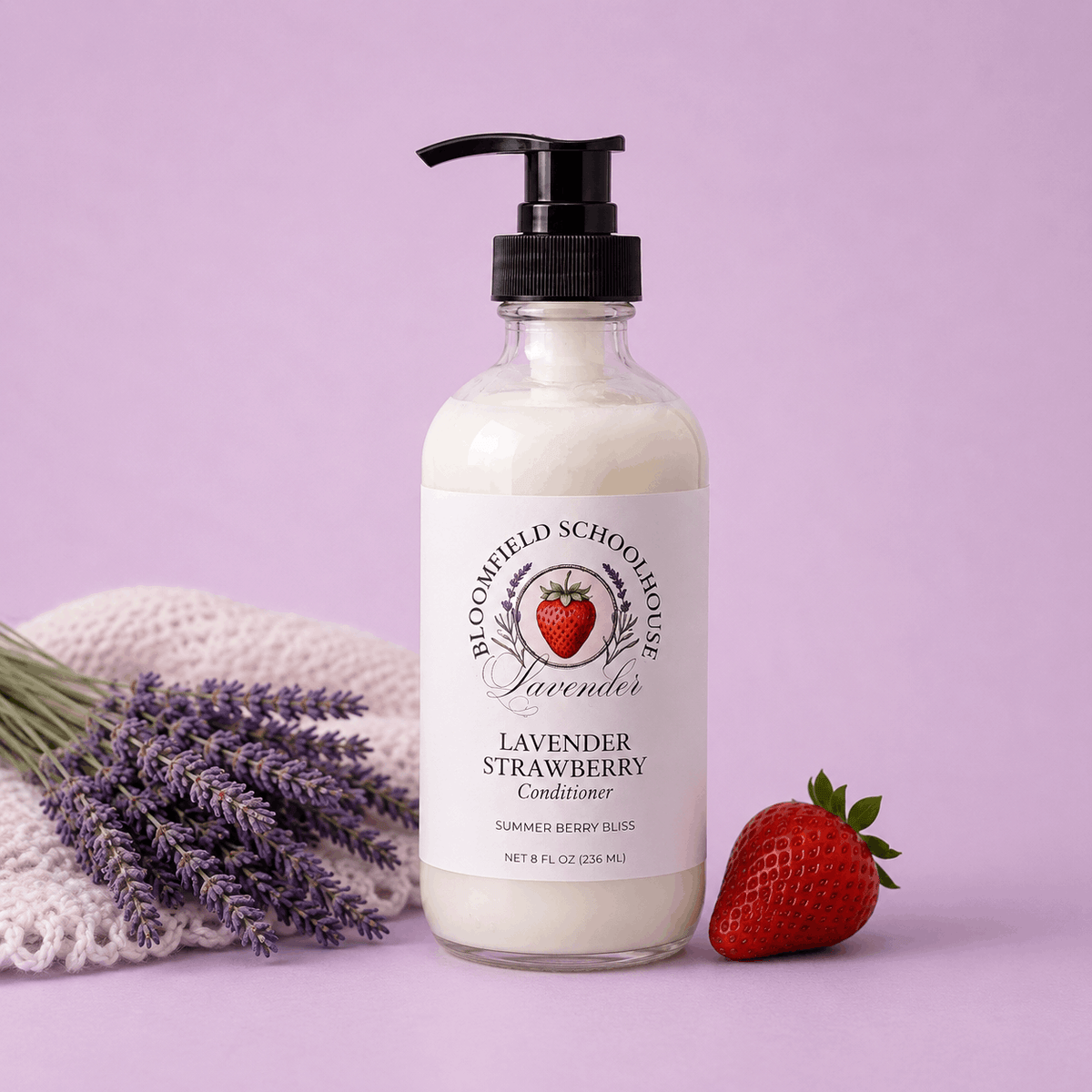 Lavender Strawberry Conditioner by Bloomfield Schoolhouse Lavender