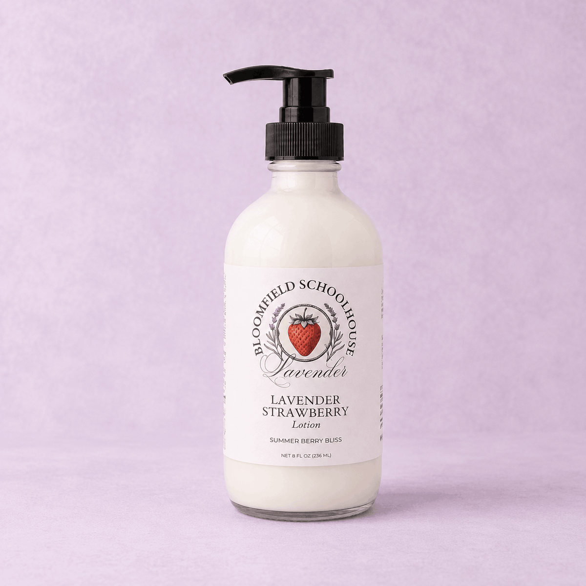 Lavender Strawberry Lotion by Bloomfield Schoolhouse Lavender