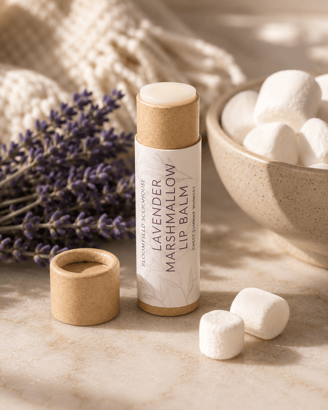 Lavender Marshmallow Lip Balm