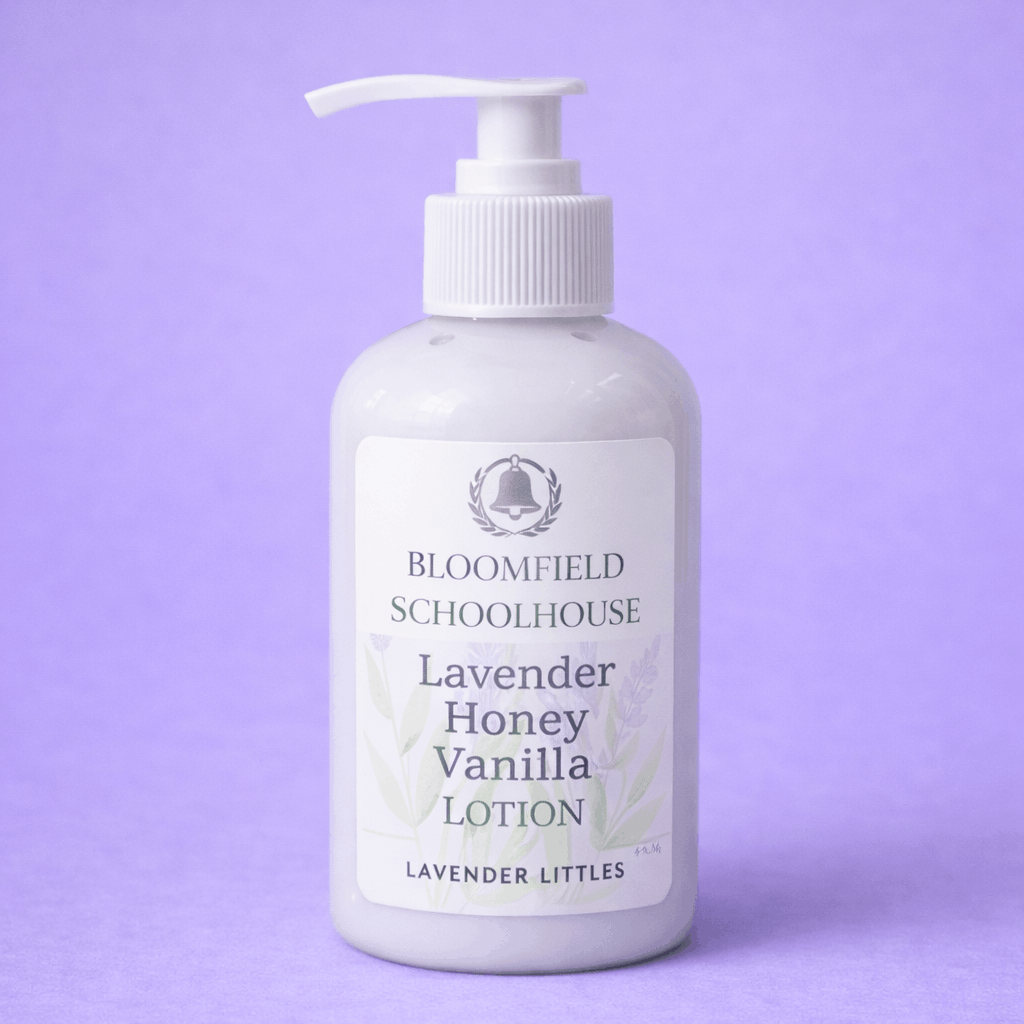 Lavender Littles Lotion for sensitive skin made with aloe and coconut oil