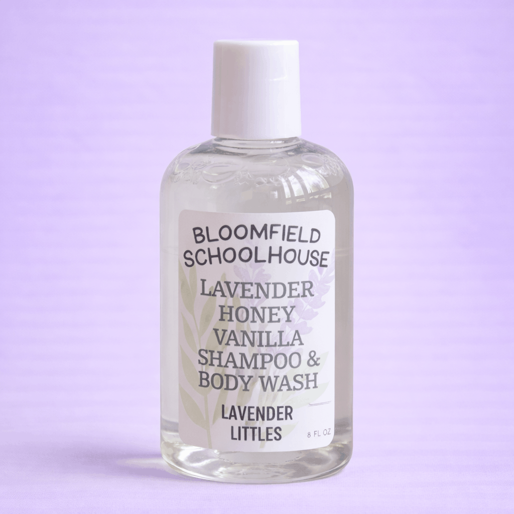 Lavender Littles Shampoo and Body Wash handcrafted in LaGrange, Indiana