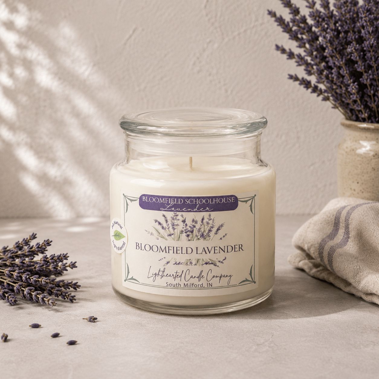 Bloomfield x Lighthearted Lavender Candle